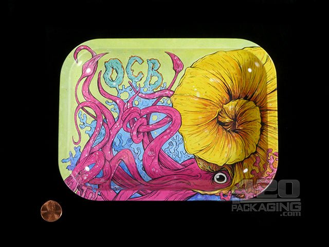 OCB Small Cephalopod Design Rolling Tray - 2