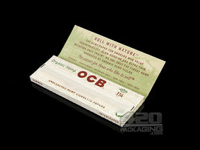 OCB Organic Hemp 1 1-4 Size Papers 24/Box - 3