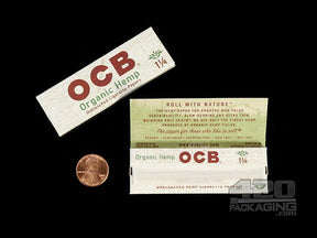 OCB Organic Hemp 1 1-4 Size Papers 24/Box - 2