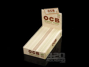 OCB Single Wide Size Organic Hemp Rolling Papers 24/Box - 1