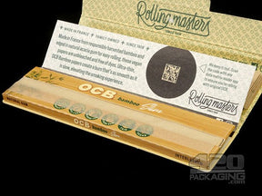 OCB Bamboo Slim Size Rolling Papers + Tips 24/Box - 4