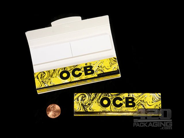 OCB Slim Size Solaire Rolling Papers + Tips 24/Box - 2