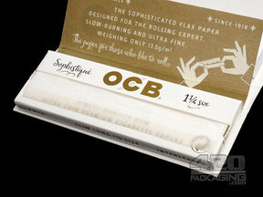 OCB 1 1-4 Size Sophistique Rolling Papers + Tips 24/Box - 4