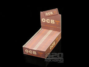 OCB 1 1-4 Size Virgin Rolling Papers 24/Box - 1