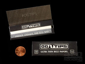 OG Tips 1 1-4 Size Rolling Papers 24/Box - 3