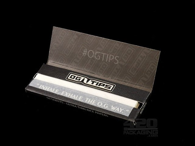 OG Tips 1 1-4 Size Rolling Papers 24/Box - 4