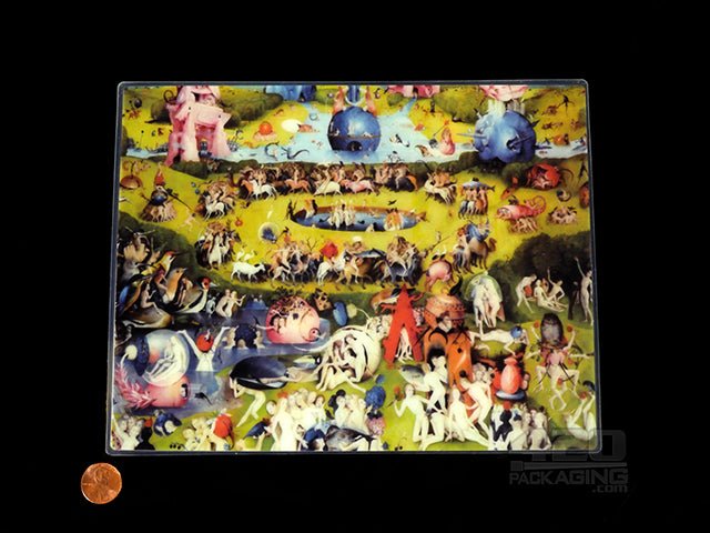 Oil Slick Art Scene Canvas Silicone Concentrate Pad - 2