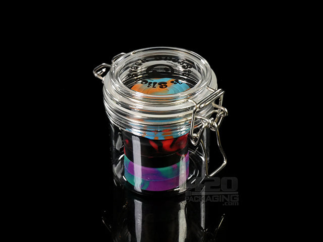 Oil Slick Stack Silicone Dabbing Concentrate Containers 3-Jar - 4
