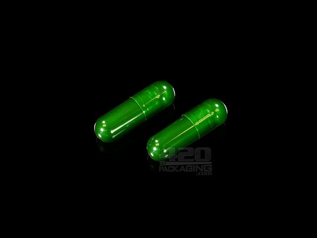 Green Chlorophyll Vegetarian Pill Capsules “00” Size 1000/Box - 2