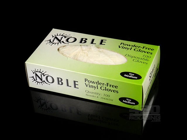 Powder Free Disposable Vinyl Gloves 100/Box Small - 3