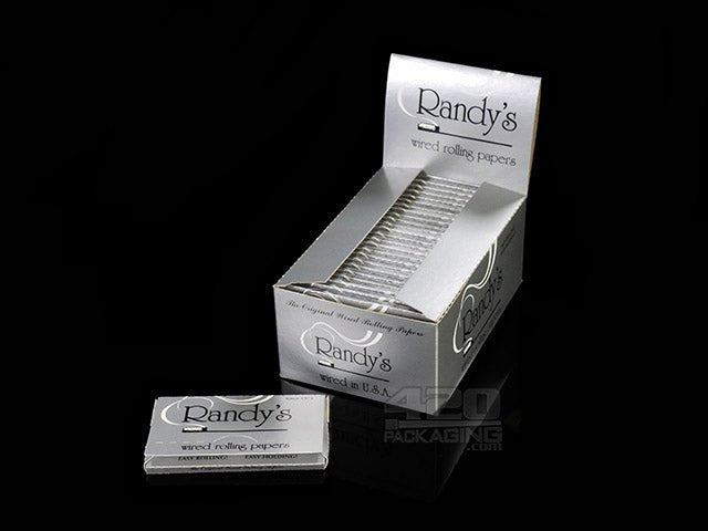 Randy's Original Wired 1 1-4 Size Rolling Papers 25/Box - 1