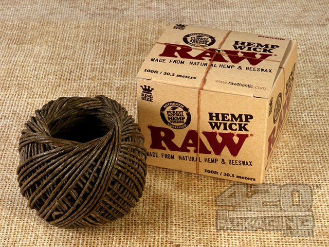 Raw Hemp Wick Roll 30 Meters - 1