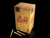 RAW King Size 109mm Unbleached Pre Rolled Cones 1400/Box - 1