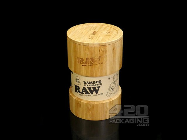 RAW Bamboo Six Shooter 1 1-4 Size Cone Filler - 2