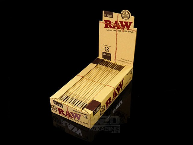 RAW Supernatural 12 Inch Classic Rolling Papers 20/Box - 1