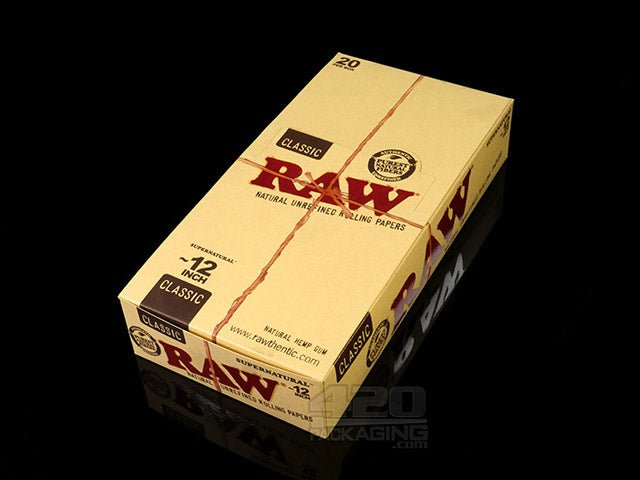 RAW Supernatural 12 Inch Classic Rolling Papers 20/Box - 2