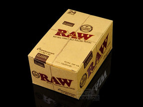 RAW Connoisseur 1 1-4 Size Classic Rolling Papers With Tips 24/Box - 2