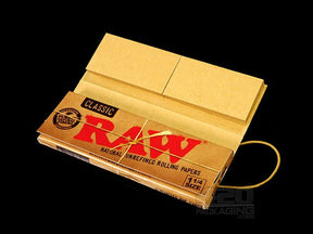 RAW Connoisseur 1 1-4 Size Classic Rolling Papers With Tips 24/Box - 4
