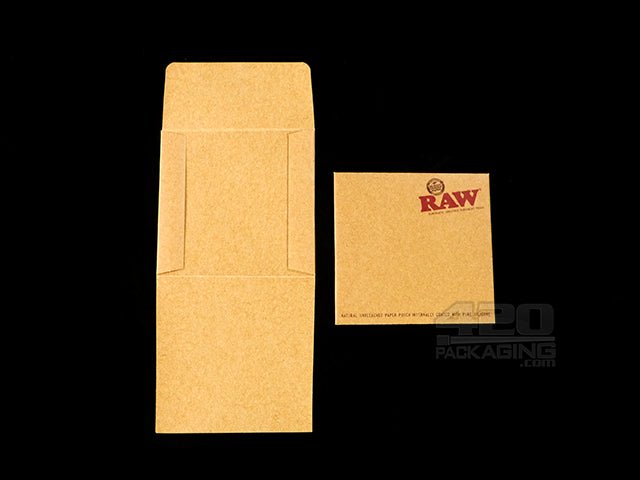RAW 3x3 Inch Parchment Paper Pouch 20/Box - 4