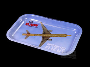 RAW Take Flight Small Metal Rolling Tray 1/Box - 1
