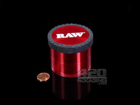RAW 4-Piece Life Grinder Aluminum Grinder Red - 4
