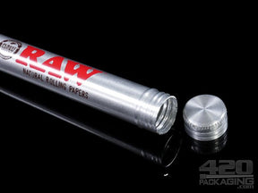 RAW Aluminum Tube With Screw Top Lid - 3