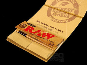 RAW 1 1-4 Size Artesano Classic Rolling Papers With Tips 15/Box - 4