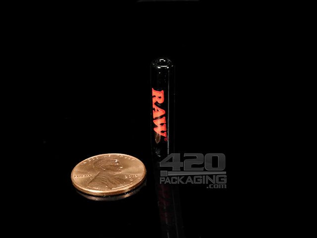RAW Black Glass Tips 50-Jar - 2