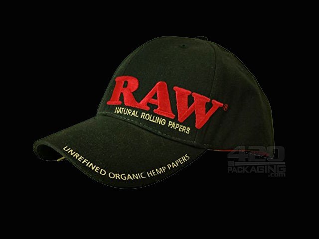 RAW Black Color Hat with Poker - 1