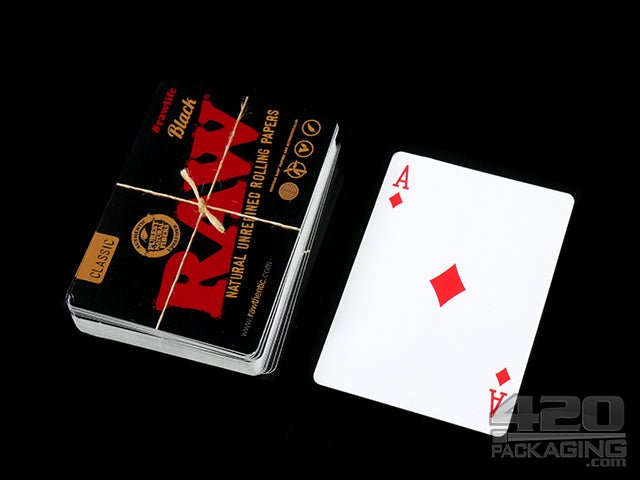 RAW Black Playing Cards - 1