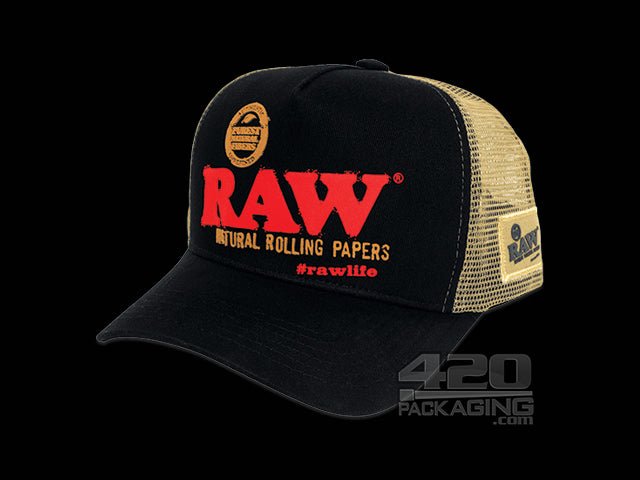 RAWlife Brazil Black Trucker Hat - 1