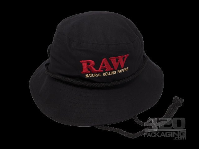 RAW Smokermans Black Bucket Hat Medium - 1