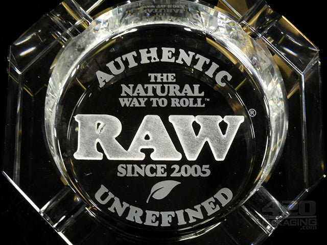 RAW Logo Crystal Ashtray 1/Box - 3