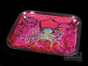 RAW X Ghost Shrimp 3 Design Large Metal Rolling Tray 1/Box - 1