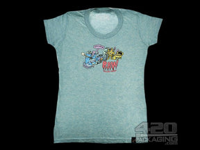 RAW Women's Blue Ghost Shrimp T-Shirt Small - 1