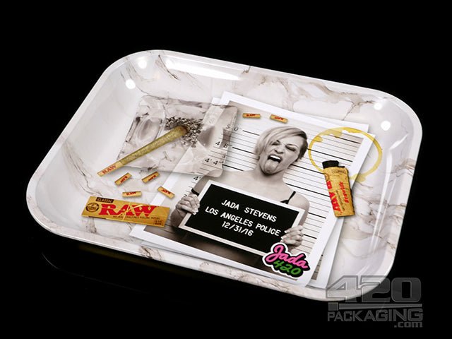 RAW Jada Stevens Large Metal Rolling Tray - 1
