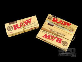 RAW Masterpiece 1 1-4 Size Classic Rolling Papers With Tips 24/Box - 3