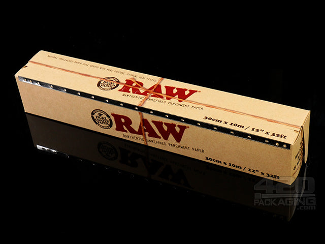 RAW 12 Inch Wide Parchment Paper Rolls 6/Box - 2