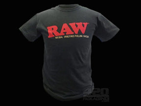 RAW Mens Red Logo T-Shirt Small - 1