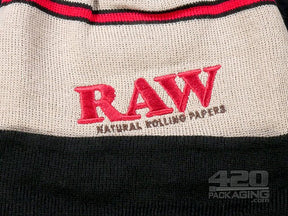RAW X Rolling Papers Pompom Beanie (2 Color Options) Black - 3