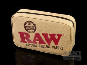 RAW Quarter Pounder Smell Proof Smokers Pouch - 1