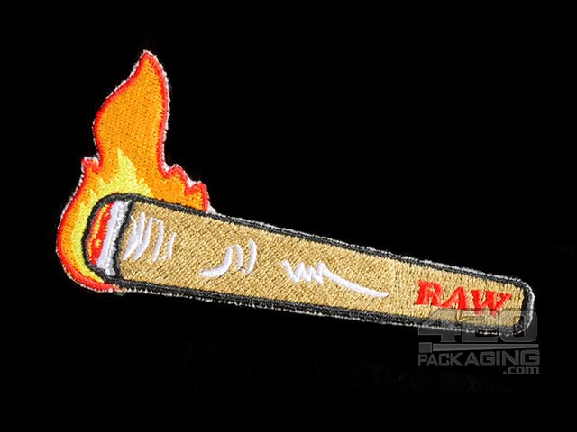 RAW Iron On Smokers Patch Collection 7/Box - 9