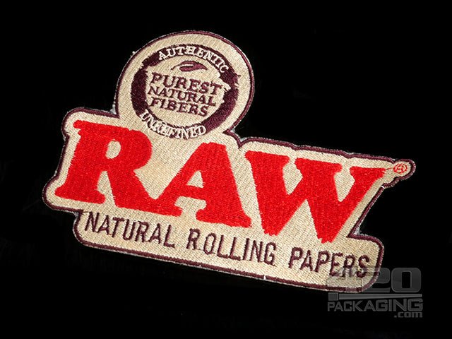 RAW Iron On Smokers Patch Collection 7/Box - 2