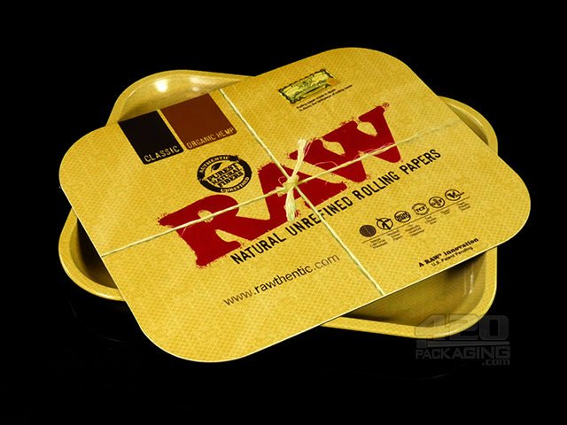 RAW Logo Small Magnetic Rolling Tray Cover 1/Box - 3