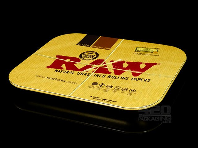 RAW Logo Small Magnetic Rolling Tray Cover 1/Box - 4