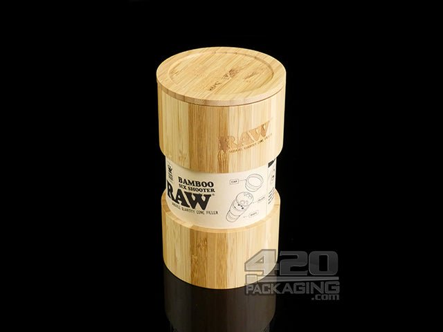 RAW Bamboo Six Shooter King Size Cone Filler - 2
