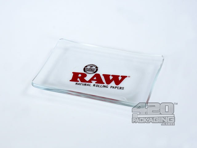 RAW Star Glass Mini Rolling Tray - 1