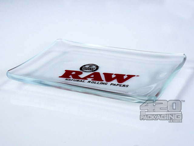 RAW Star Glass Mini Rolling Tray - 4