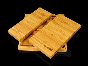 RAW Magnetic Wooden Triple Flip Rolling Tray - 3