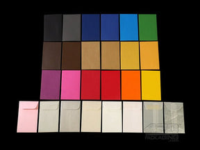 Multi-Colored 3.5 x 2.25 Inch Concentrate Envelopes 500/Box Black - 1